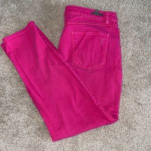 Magenta Lauren Conrad ankle pants